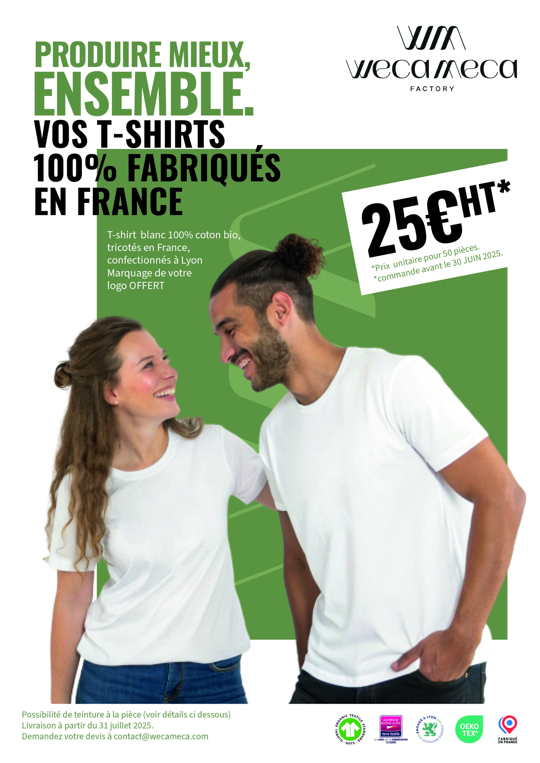 Affiche t-shirt made in France